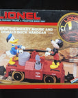 Lionel G Operating Mickey Mouse & Donald Duck Handcar #8-87207 New Old Stock