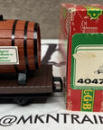 LGB 4047 G-Scale Wine Beer Barrel in Original Box NEW old stock G Scale Flat Car