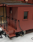 Bachmann G Scale 93814 Pennsylvania Center Cupola Wood Caboose Metal Wheels NOS