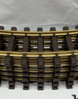 LGB 11000 1100 G Scale Curved Brass Track 6 Total Pieces New Germany