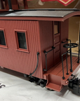 Bachmann G Scale 93814 Pennsylvania Center Cupola Wood Caboose Metal Wheels NOS