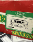 LGB 3500 G Yellow Non-Powered Streetcar / Trolley EX/Box
