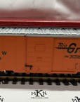 LGB 40918 RIO GRANDE “the Action Road” Box Car in Orange Metal Wheels G Scale LN