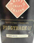 Aristo Craft 46510 Canadian National Piggyback Flatcar w/2 Trailers G Scale New