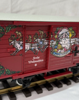 LGB 43352 G Scale Merry Christmas Sound "Deck the Halls" Boxcar G Scale New