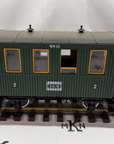 LGB 3106 GREEN 2nd Class PASSENGER COACH Car G Scale Metal Wheels