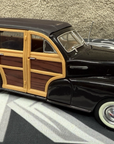 Welly 1948 Chevrolet Fleetmaster Woody Wagon Brown Diecast Toy Car #22083