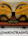 LGB 4002 G Scale Kabel Union Flatcar with Green Cable Reels New/Box