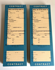 Vintage NORFOLK AND WESTERN BLANK WAYBILL Contract Lamberts Point VA LOT Sheets