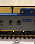 Aristo Craft - Art 42129 CSX Steel Long Caboose Metal Wheels Kadee EX/Box