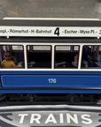 LGB 20202 2035 Trolley Street Cars Set Blue G Scale Tested LN/Box