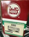 LGB 43913 SEABOARD RAILWAY, SILVER METEOR BOX CAR Metal Wheels Kadee Couplers LN