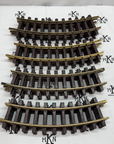 LGB 1100 11000 G Scale 30 Degree Curved Track Sections (12) EX