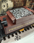 LGB 2219S G Pennsylvania 2-6-0 Mogul Steam Locomotive & Sound Tender LN G Scale