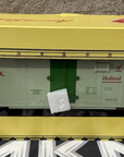 Aristo Craft ART 46205 Heineken Beer Reefer green metal wheels NEW/BOX G Scale