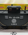 LGB 4065 G Scale Rio Grande Center Cupola Caboose (Black) LN/Box