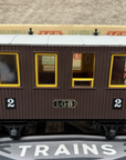 LGB 4065 #2 Brown Passenger Coach Car G Scale EX/Box