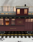 LGB 48755 G Scale Sante Fe Drover Caboose Metal Wheels, Lighting New/Box/Sleeve
