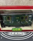 LGB 3019N Postal/Baggage Car w/Metal Wheels & Lights Tested G Scale EX/Box