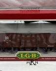 LGB 48110 DR Covered Gondola Hinged roof freight car G Scale Brand New Mint