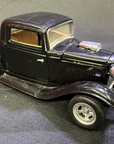 1932 Ford Coupe Metallic Black 1:24 Scale Diecast Car Showcase Motormax 73251