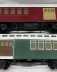 Bachmann G Scale Passenger Cars Red and Green Painted