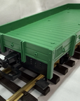 Vintage LGB 4010 Green Flat Car Yellow Box Early West Germany G Scale