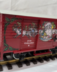LGB 43352 G Scale Merry Christmas Sound "Deck the Halls" Boxcar G Scale New