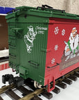 USA Trains G Scale 1992 Christmas Refrigerator Reefer Car R-1301 EX Metal Wheels