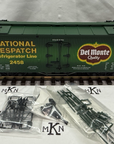 USA TRAINS R-1697 Delmonte Fruit Refrigerator Reefer Car G Scale New