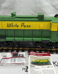 LGB 25552 White Pass green and yellow ALCO #108 DC/DCC locomotive G Scale