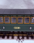 LGB 3040 G Scale LGB 3rd Class Green Coach Car #3 New