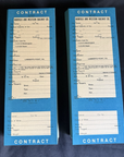 Vintage NORFOLK AND WESTERN BLANK WAYBILL Contract Lamberts Point VA LOT Sheets