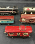 Marx Electric Train Set w 6 inch tin cars, Commodore Vanderbilt engine