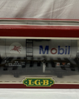 LGB 4240 MOBIL OIL Short Single Dome Tank Car G Scale