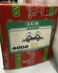 LGB 4002 Kabel Union Flat Car w/ Cable Spools Green G-Scale Red Box Germany