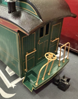 Bachmann G 97490 PRR Liberty Bell Green, 4-DOOR BAGGAGE, Lights, Metal Whls. LN