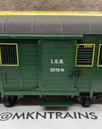 LGB 3019N Postal/Baggage Car w/Metal Wheels & Lights *G-Scale* NOS NEW Box