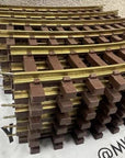 Lionel R1 G-gauge G Scale brass Plastic Lot of 18 pcs 4 Foot Dia. Curved Track