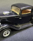 1932 Ford Coupe Metallic Black 1:24 Scale Diecast Car Showcase Motormax 73251
