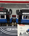 LGB 20202 2035 Trolley Street Cars Set Blue G Scale Tested LN/Box