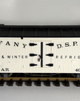 LGB 4074-B02 Tiffany D.S.P. & P.R.R. Reefer Car EXROLL Metal Wheels
