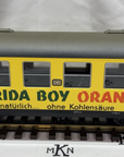 LGB 3072 G Scale Florida Boy Orange Passenger Car lighted LN