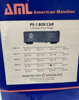 AML (American Mainline) G401 Steel Box Car 6 Box Lot New in Box. G Scale