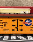 LGB 4074 Z 02 UNION REFRIGERATOR TRANSIT, SCHLITZ BEER REEFER G SCALE EX/Box