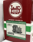 LGB 46653 Great Northern Railway Caboose X620 G Scale NIB