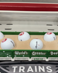 LGB 43610 Flat Car “World’s Greatest Dad” Golf Ball Car LN/Box G Scale