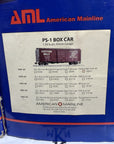 AML (American Mainline) G401 Steel Box Car 6 Box Lot New in Box. G Scale
