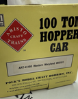 Aristocraft ART- 41495 WESTERN MARYLAND 100 Ton Hopper Car G Scale LN/Box