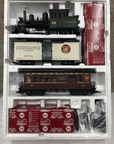 LGB 72120 G Scale Pennsylvanian RR Forney Set: Steam Loco & 2 Cars LN Complete